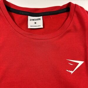 Gymshark React Drop Arm Tank Mens M Ruby Red Muscle Shirt Sleeveless A2A8O-RBHG